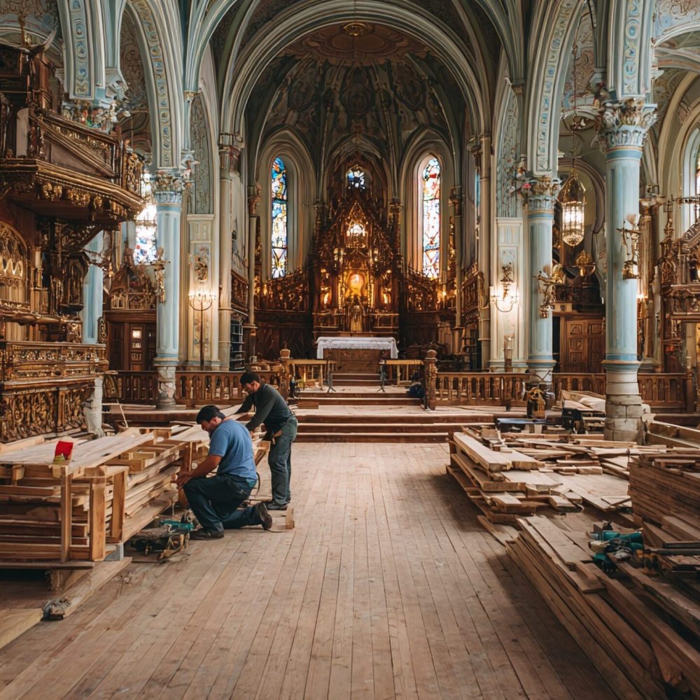 qwwrty5251_Restoration_of_historic_church_interior_with_woode_1fbf05a7-2acb-477a-bb9f-065a2c0b5b51_2